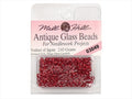 Mill Hill Antique Glass Seed Beads 2.5mm 2.63g-Rich Red 03049