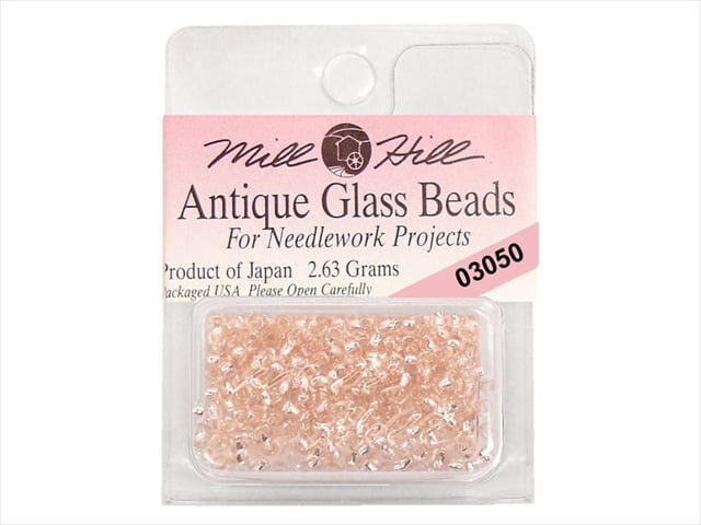 Mill Hill Antique Glass Seed Beads 2.5mm 2.63g-Champagne Ice 03050
