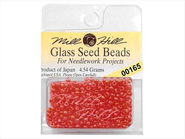 Mill Hill Glass Seed Beads 4.54g-Christmas Red 00165