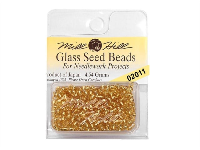 Mill Hill Glass Seed Beads, Victorian Gold 02011