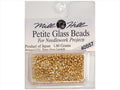 Mill Hill Petite Glass Seed Beads 2mm 1.6g-Gold 40557