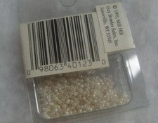 Mill Hill Petite Glass Seed Beads 40123 2mm 1.6g-Cream