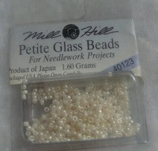 Mill Hill Petite Glass Seed Beads 40123 2mm 1.6g-Cream