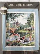 Dimensions Gold Collection Picnic On The Lawn Counted Cross Stitch Kit