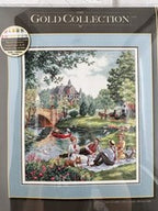 Dimensions Gold Collection Picnic On The Lawn Counted Cross Stitch Kit