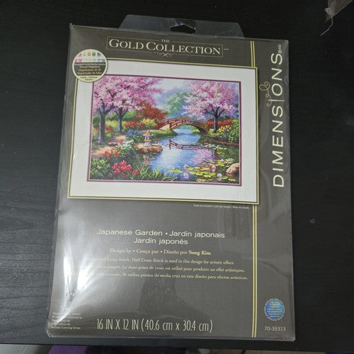 The Gold Collection Counted Cross-Stitch Kit, Fields of Lavender