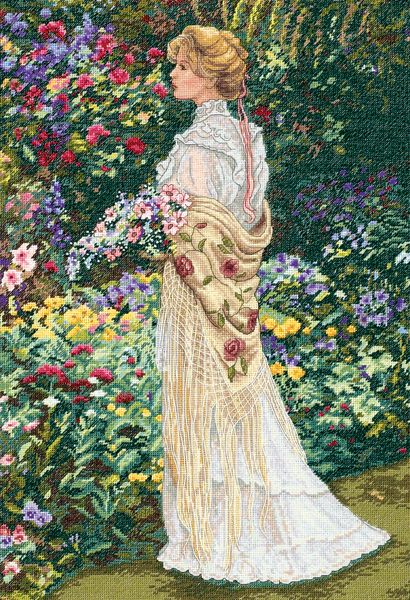 Dimensions Cross Stitch Kit In Her Garden